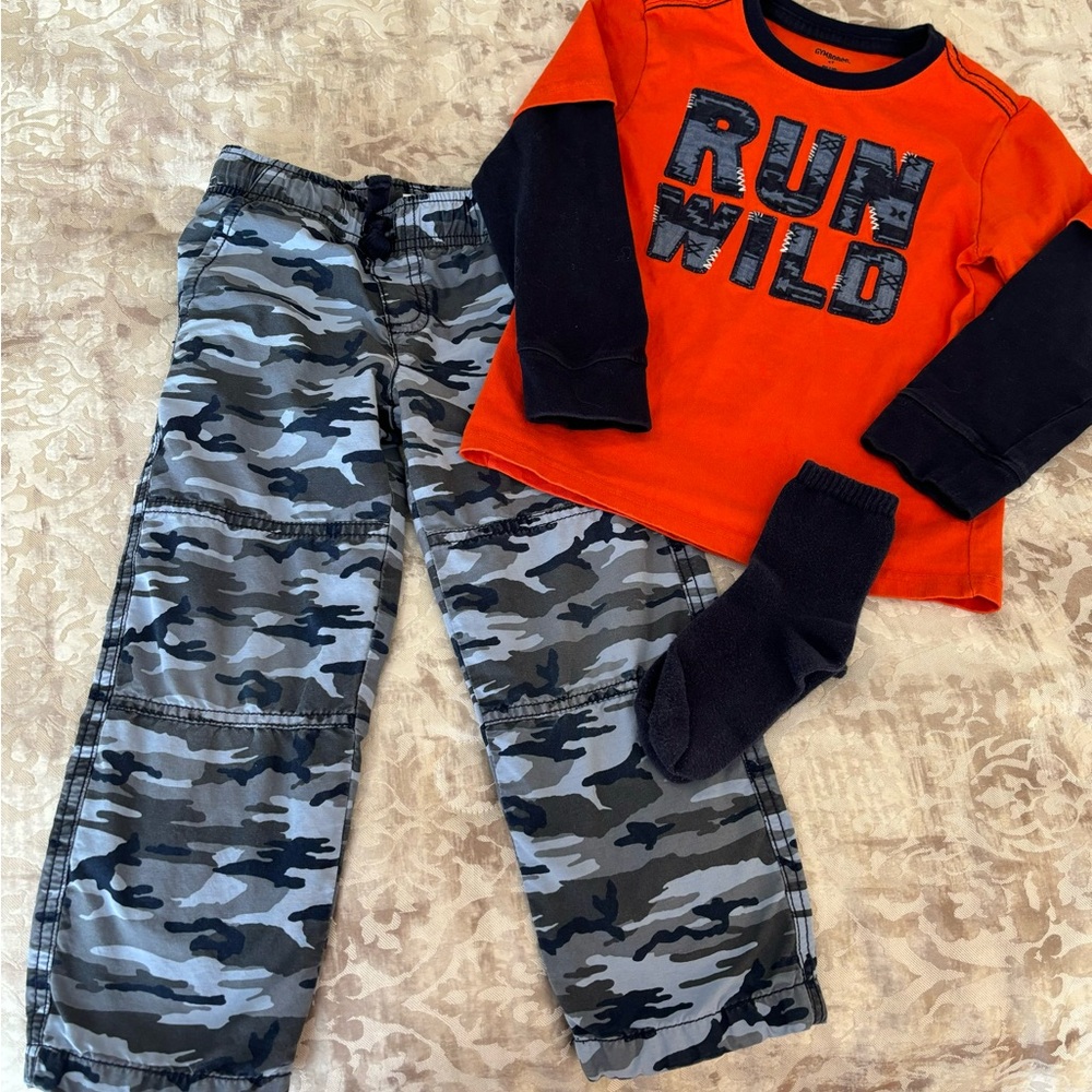 “Run Wild” Toddler Gymboree Outfit (4T)
